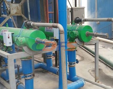 水力驅(qū)動(dòng)自清洗過濾器安裝現(xiàn)場