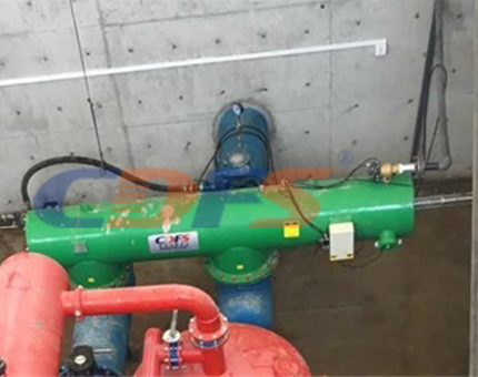 水力驅(qū)動(dòng)自清洗過濾器安裝現(xiàn)場