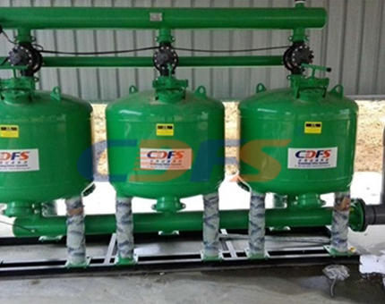 砂石過濾器安裝現(xiàn)場(chǎng)