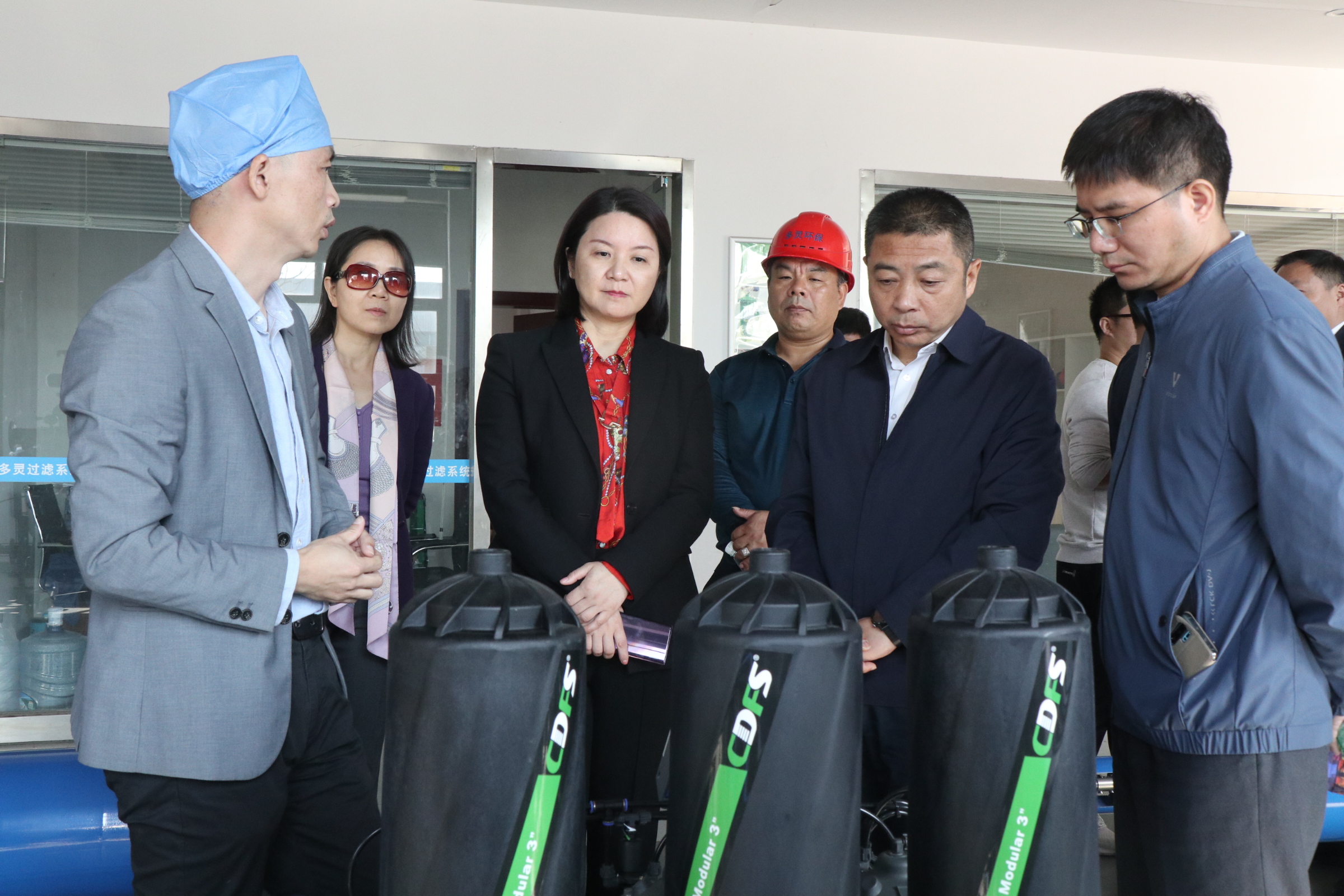 省商務(wù)廳帶隊來園調(diào)研，多靈又添新動能！